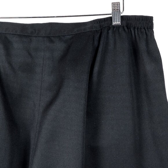 Elisabeth Liz Claiborne Dress Pants 16P Womens Black Polyester Career Casual - Picture 5 of 6